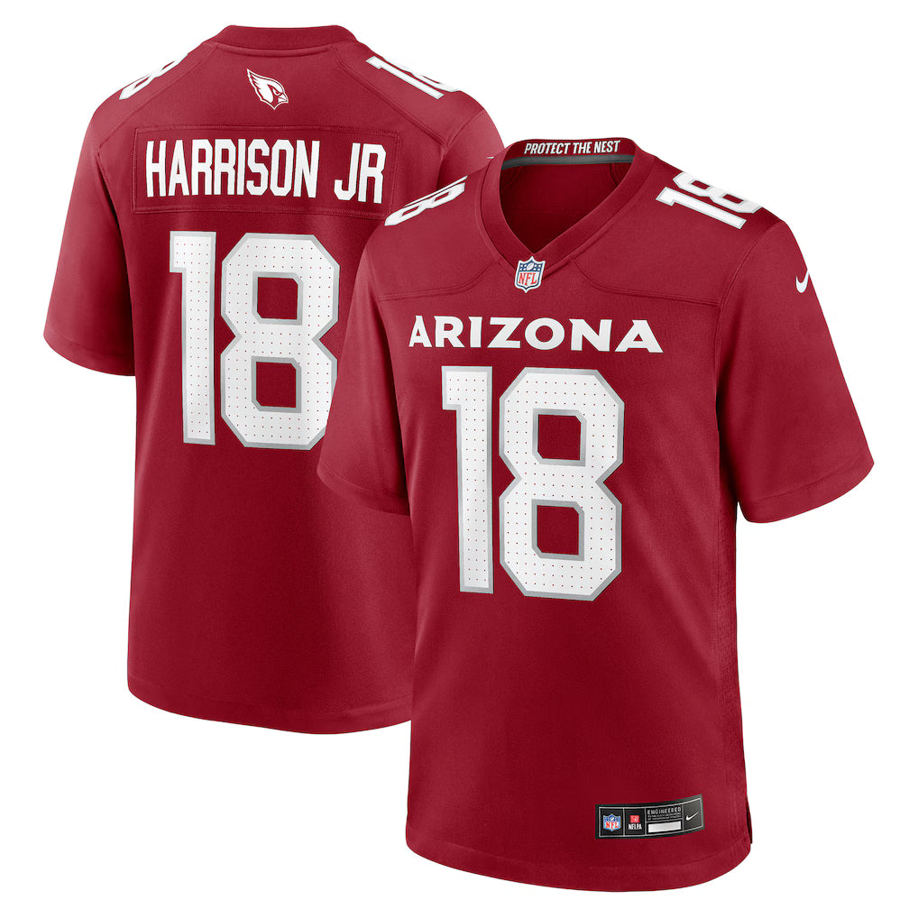 (NFL) Marvin Harrison Jr. Arizona Cardinals Player Game Jersey - Cardinal