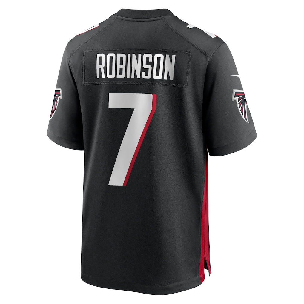 (NFL) Bijan Robinson Atlanta Falcons Game Jersey - Black