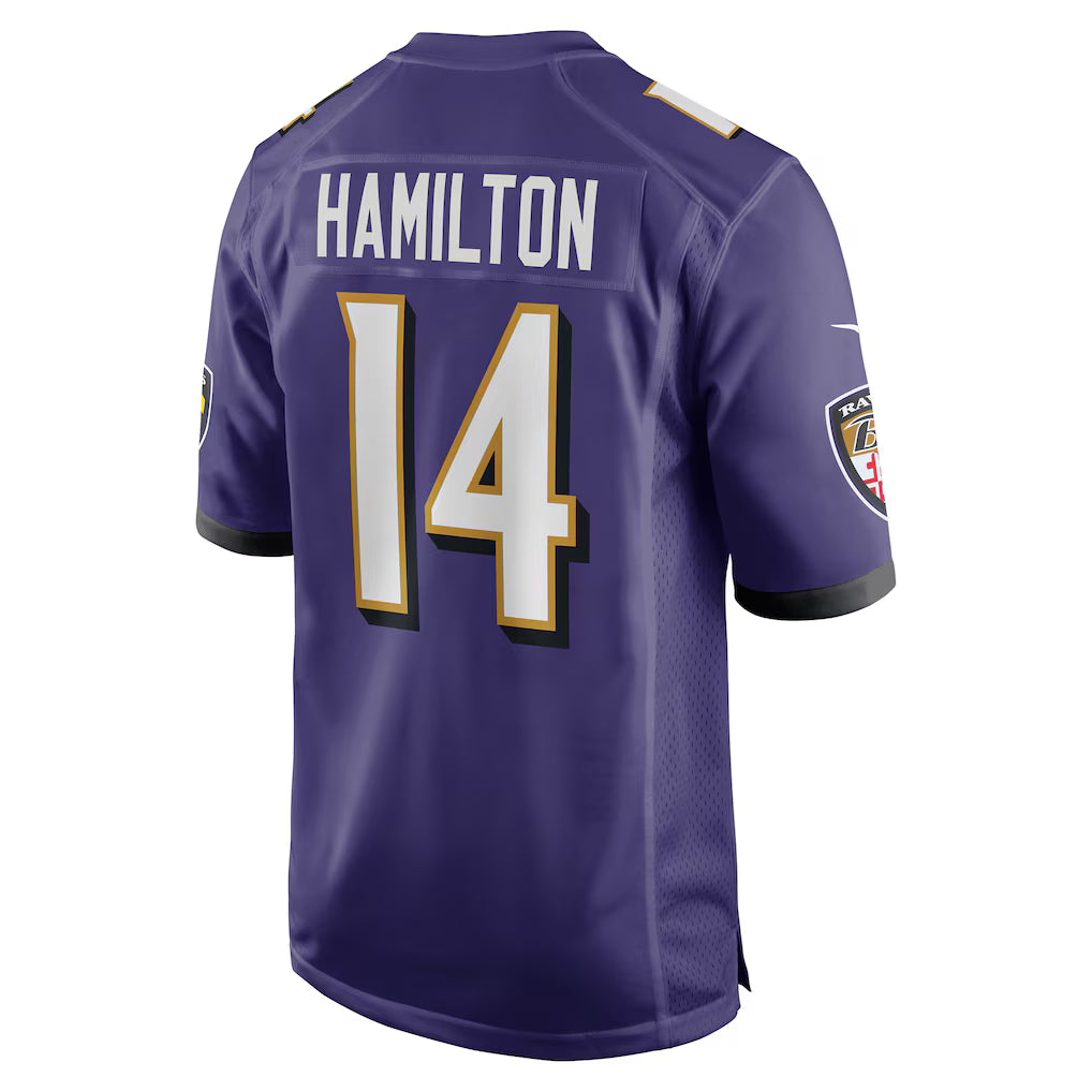(NFL) Kyle Hamilton Baltimore Ravens Player Game Jersey - Purple