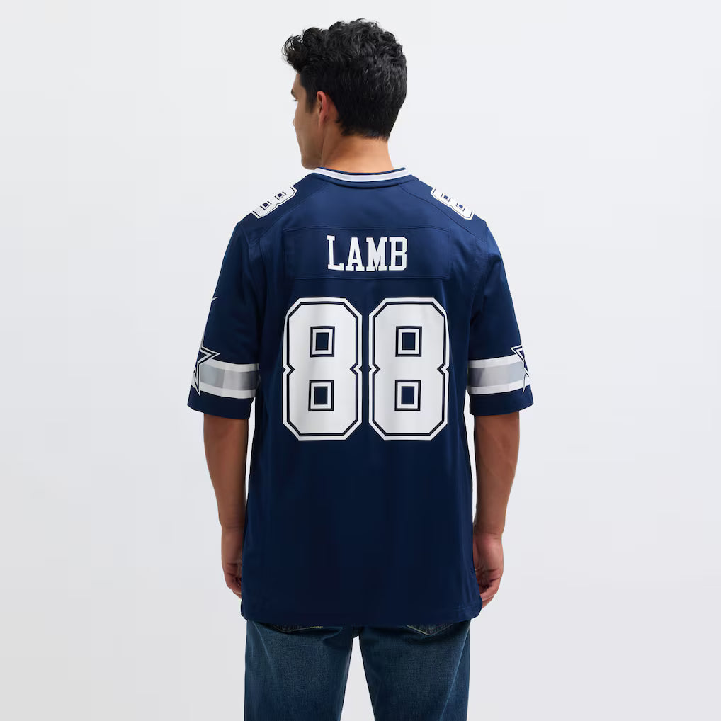 (NFL) CeeDee Lamb Dallas Cowboys Game Jersey - Navy