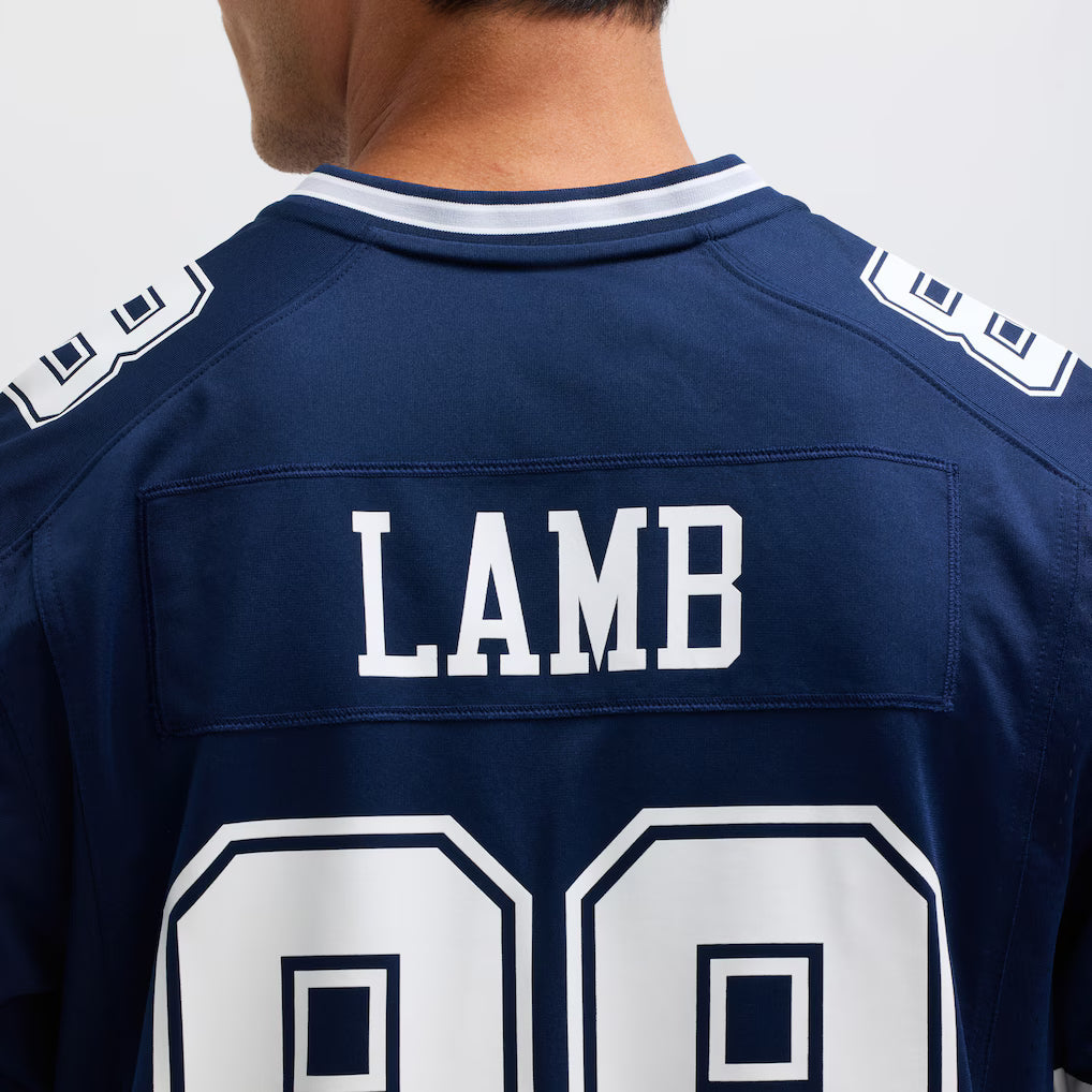 (NFL) CeeDee Lamb Dallas Cowboys Game Jersey - Navy