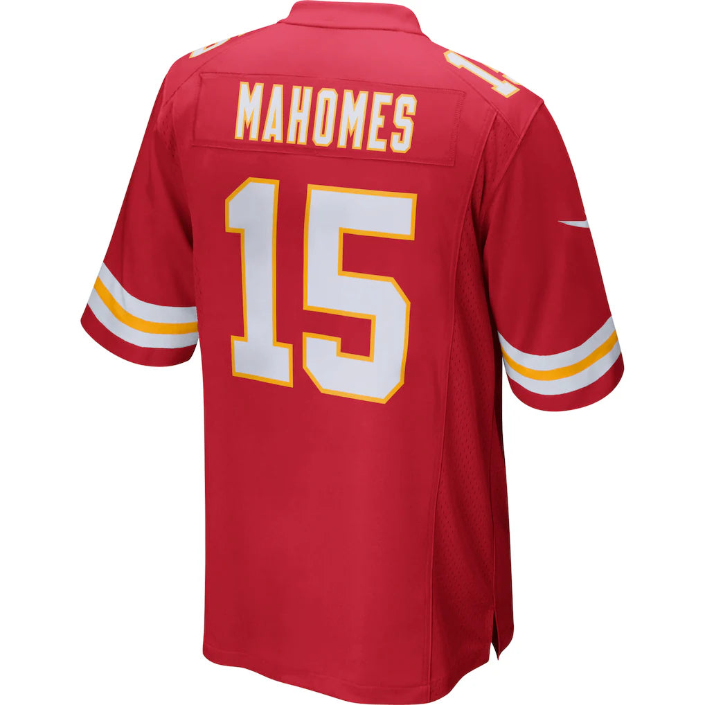 (NFL) Patrick Mahomes Kansas City Chiefs Game Jersey - Red
