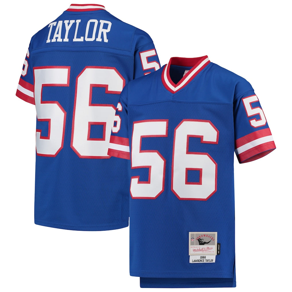(NFL) Lawrence Taylor New York Giants Mitchell & Ness Youth 1986 Legacy Retired Player Jersey - Royal
