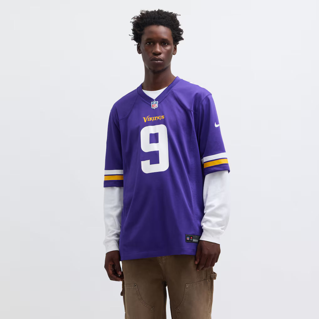 (NFL) J.J. McCarthy Minnesota Vikings Player Game Jersey - Purple