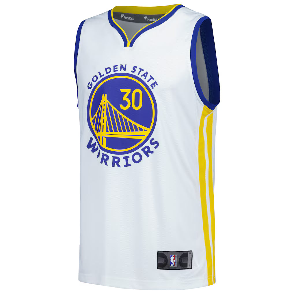 (NBA) Stephen Curry Golden State Warriors Fast Break Replica Player Jersey - Association Edition - White