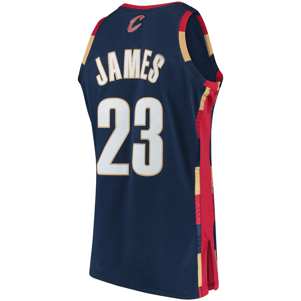 (NBA) LeBron James Cleveland Cavaliers Mitchell & Ness Hardwood Classics Swingman Jersey - Navy