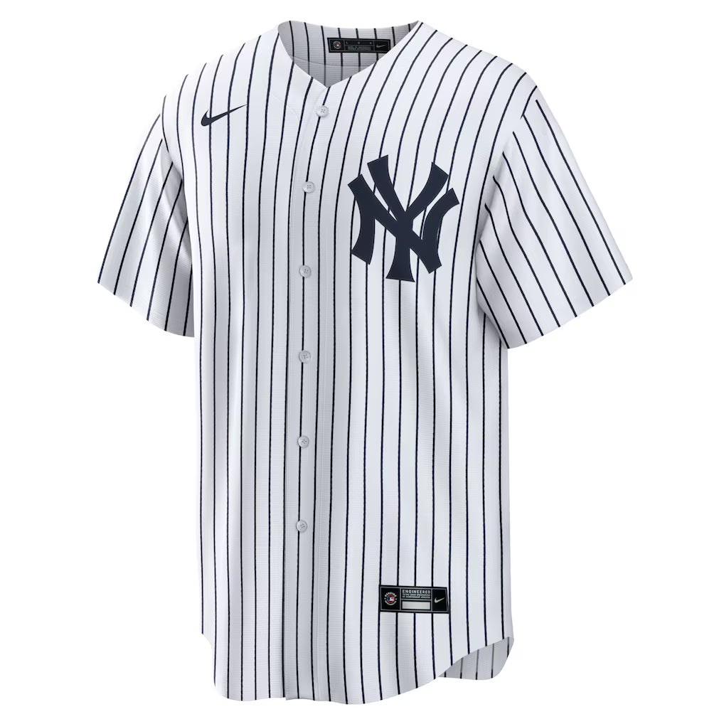 (MLB) Aaron Judge New York Yankees Home Replica Player Name Jersey - White