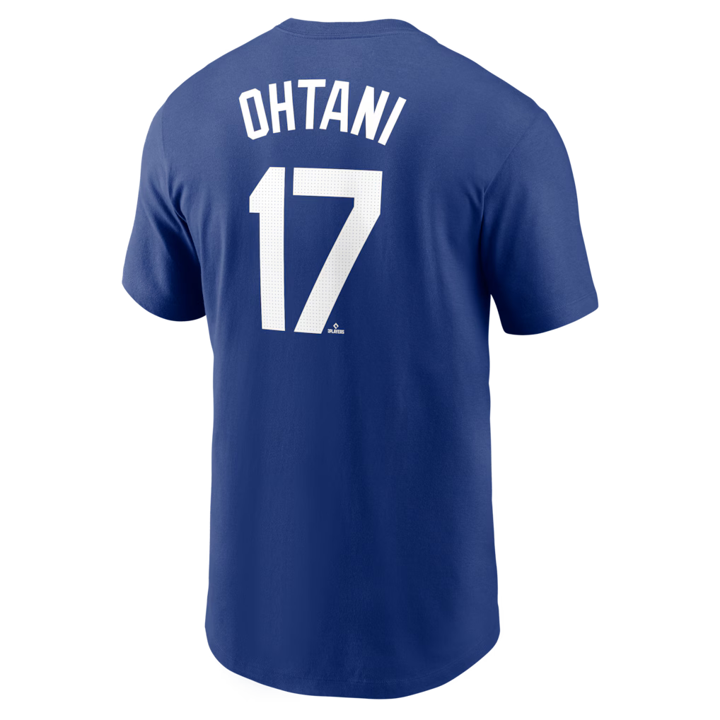 (MLB) Shohei Ohtani Los Angeles Dodgers 2025 World Series Champions Name & Number T-Shirt - Royal