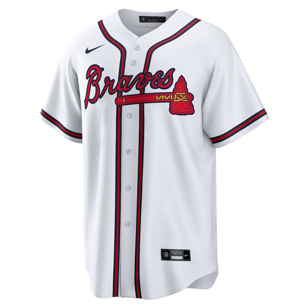 (MLB) Ronald Acuna Jr. Atlanta Braves Home Replica Player Name Jersey - White