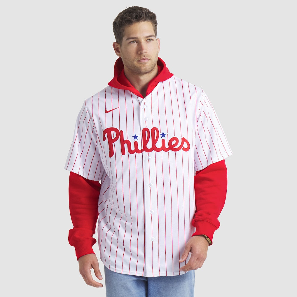 (MLB) Bryce Harper Philadelphia Phillies Home Replica Player Name Jersey - White