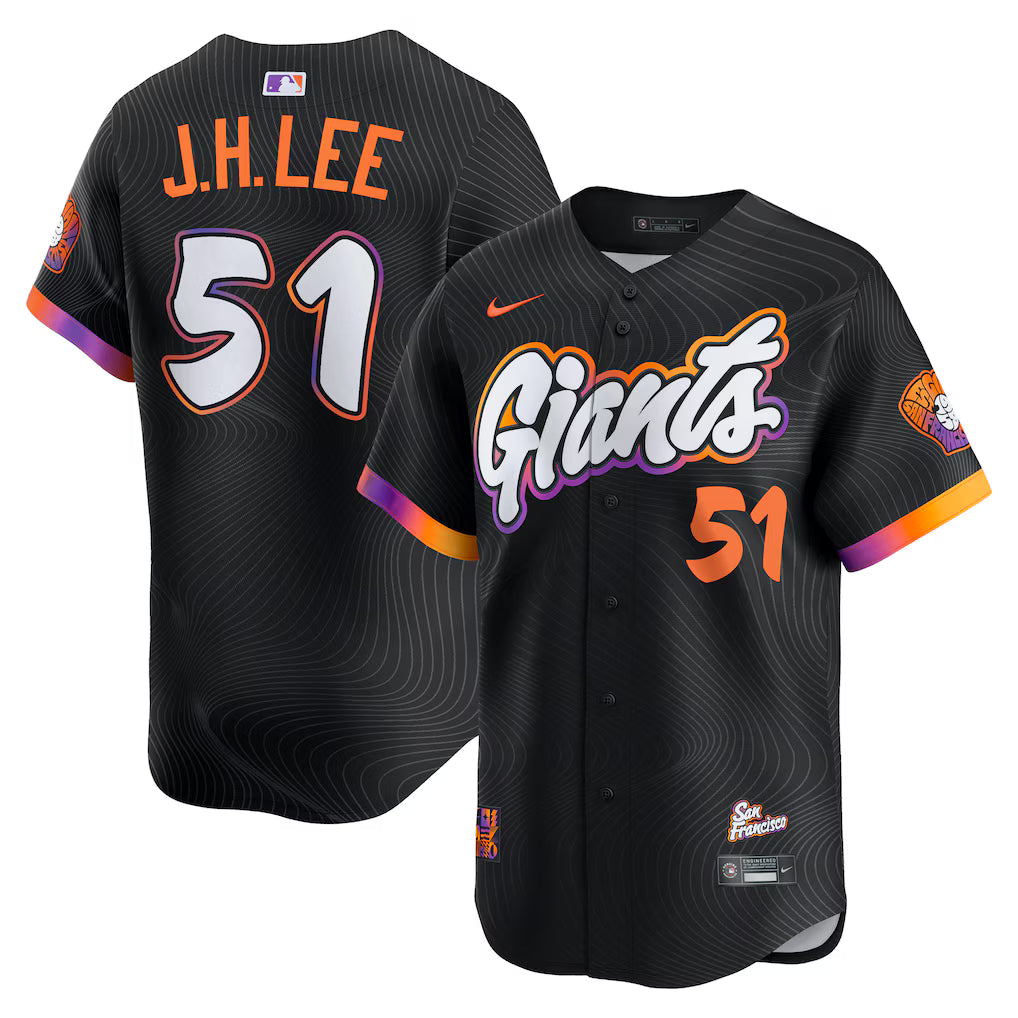 (MLB) Jung Hoo Lee San Francisco Giants 2025 City Connect Limited Jersey - Black