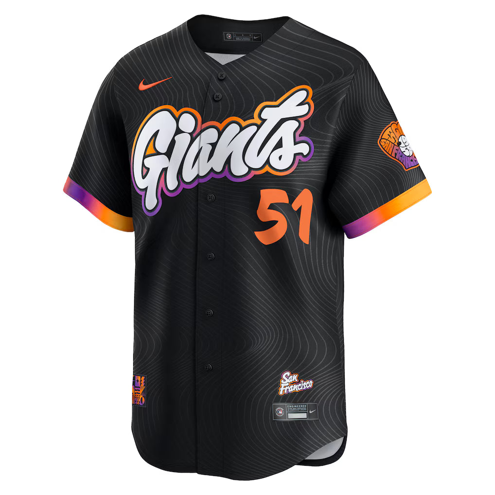 (MLB) Jung Hoo Lee San Francisco Giants 2025 City Connect Limited Jersey - Black