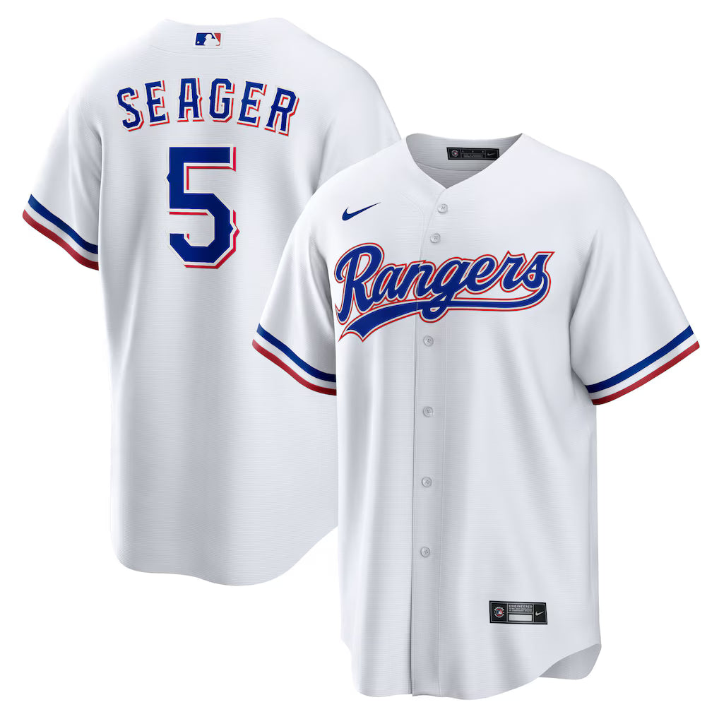 (MLB) Corey Seager Texas Rangers Home Replica Player Jersey - White