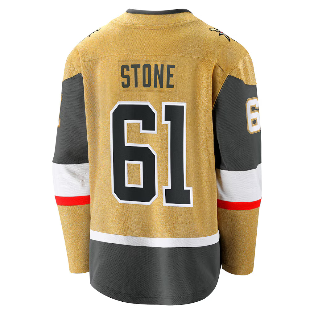 (NHL) Mark Stone Vegas Golden Knights Home Breakaway Jersey - Gold