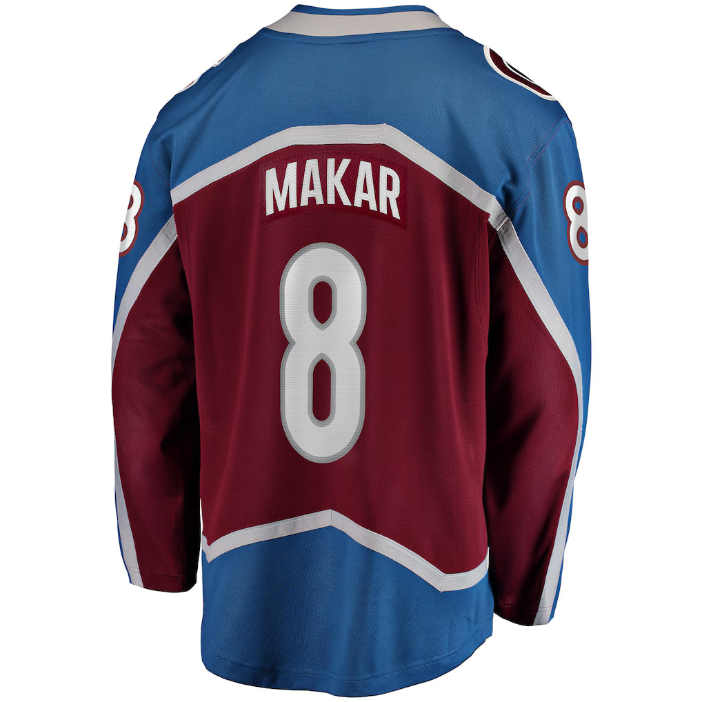 (NHL) Cale Makar Colorado Avalanche Home Breakaway Player Jersey - Maroon