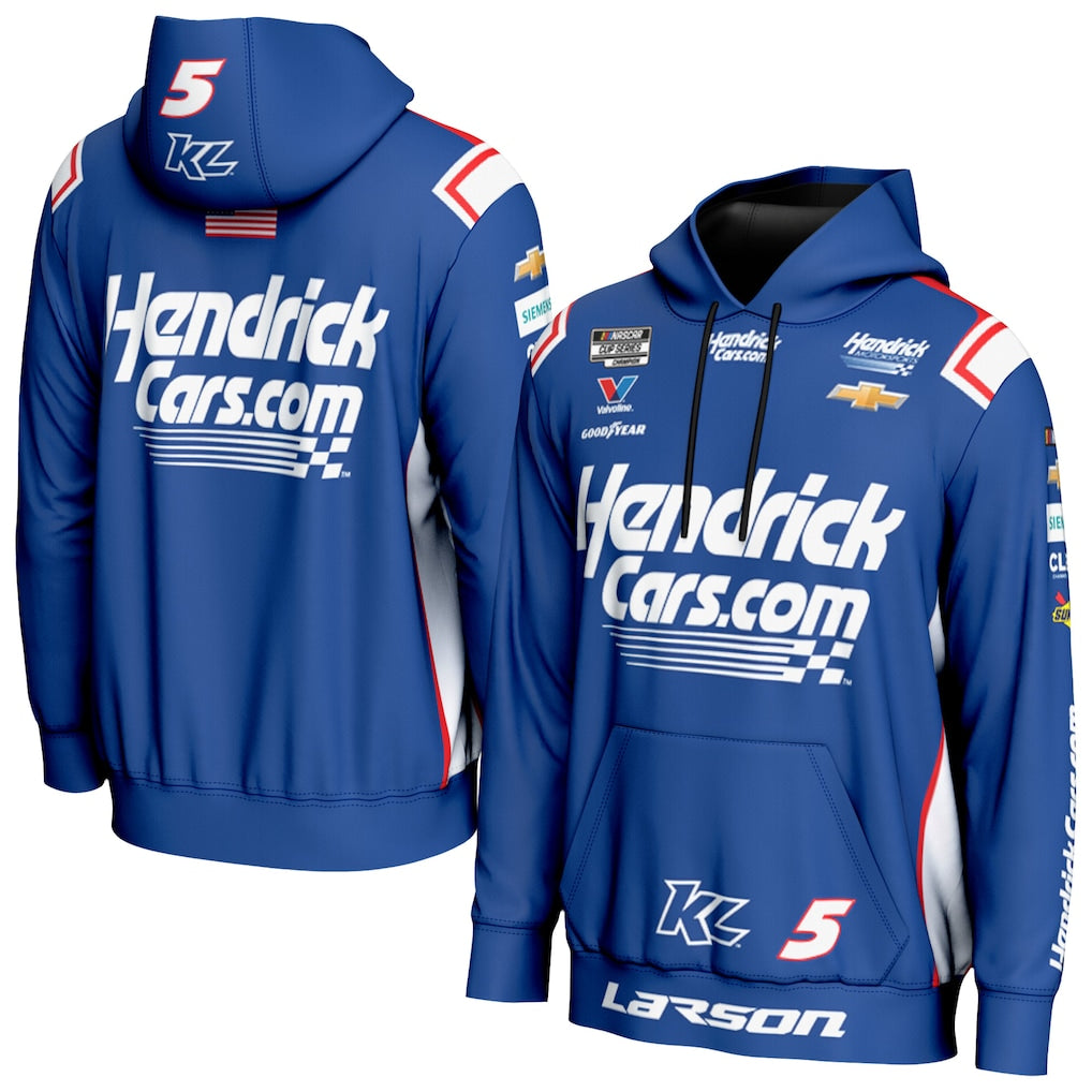 (Nascar) Kyle Larson ProSphere All Over Print Hoodie - Blue