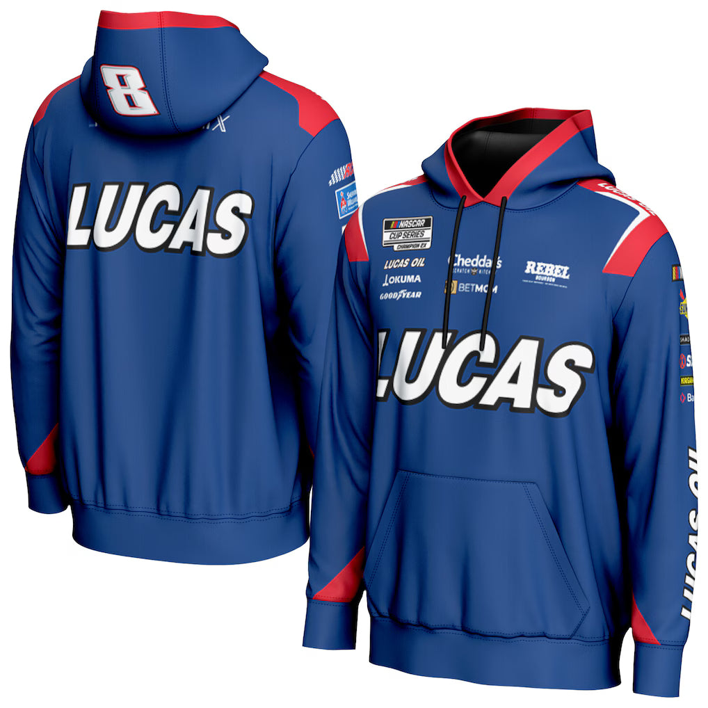 (Nascar) Kyle Busch ProSphere All Over Print Hoodie - Blue