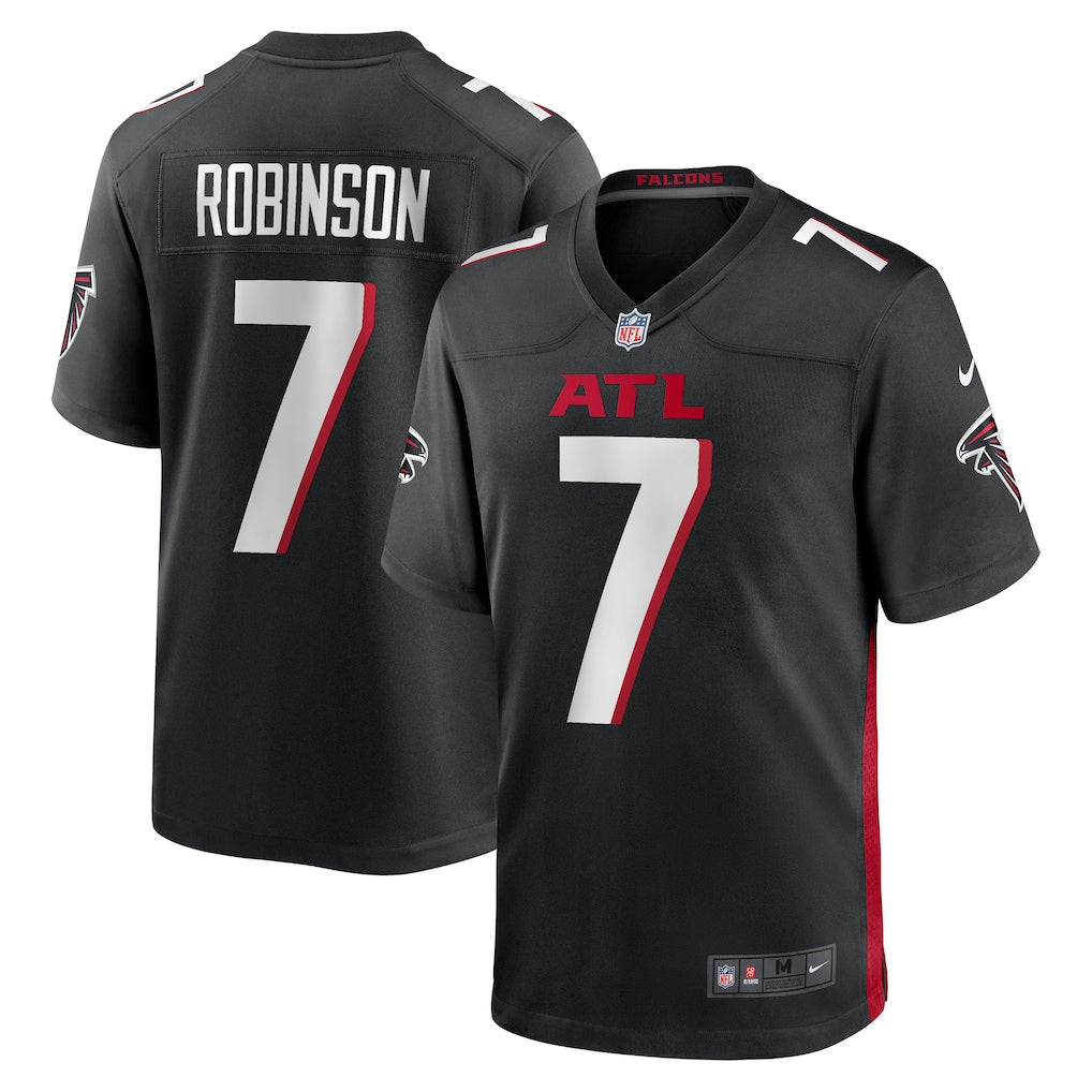 (NFL) Bijan Robinson Atlanta Falcons Game Jersey - Black