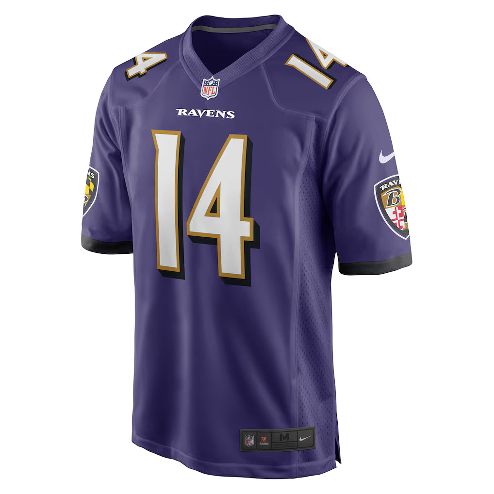 (NFL) Kyle Hamilton Baltimore Ravens Player Game Jersey - Purple