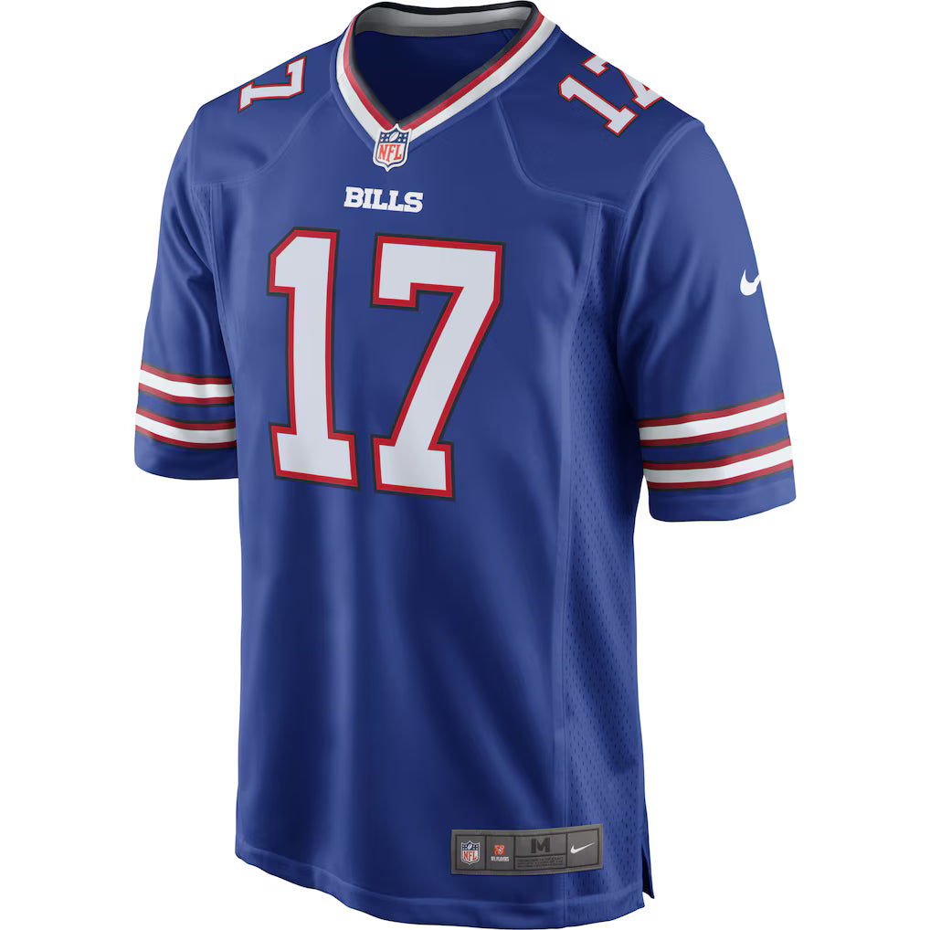 (NFL) Josh Allen Buffalo Bills Team Game Player Jersey - Royal