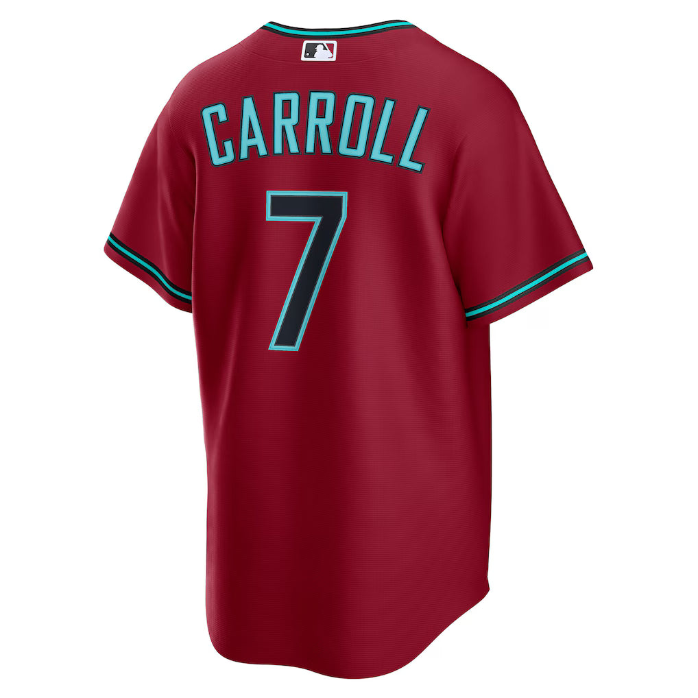 (MLB) Corbin Carroll Arizona Diamondbacks Alternate 2 Replica Jersey - Red