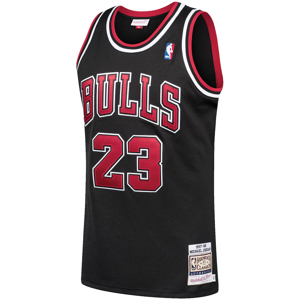 (NBA) Michael Jordan Chicago Bulls Mitchell & Ness 1997/98 Hardwood Classics Jersey - Black
