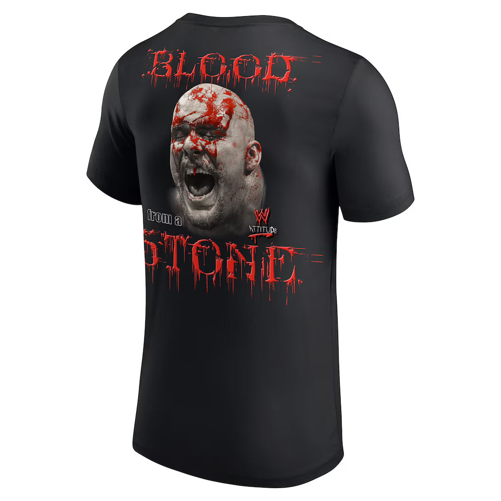 (WWE) "Stone Cold" Steve Austin Blood From A Stone T-Shirt - Black