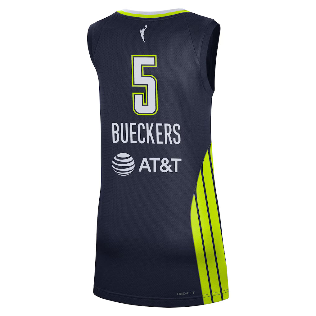 (WNBA) Paige Bueckers Dallas Wings Unisex 2025 WNBA Draft Explorer Edition Victory Player Jersey - Navy