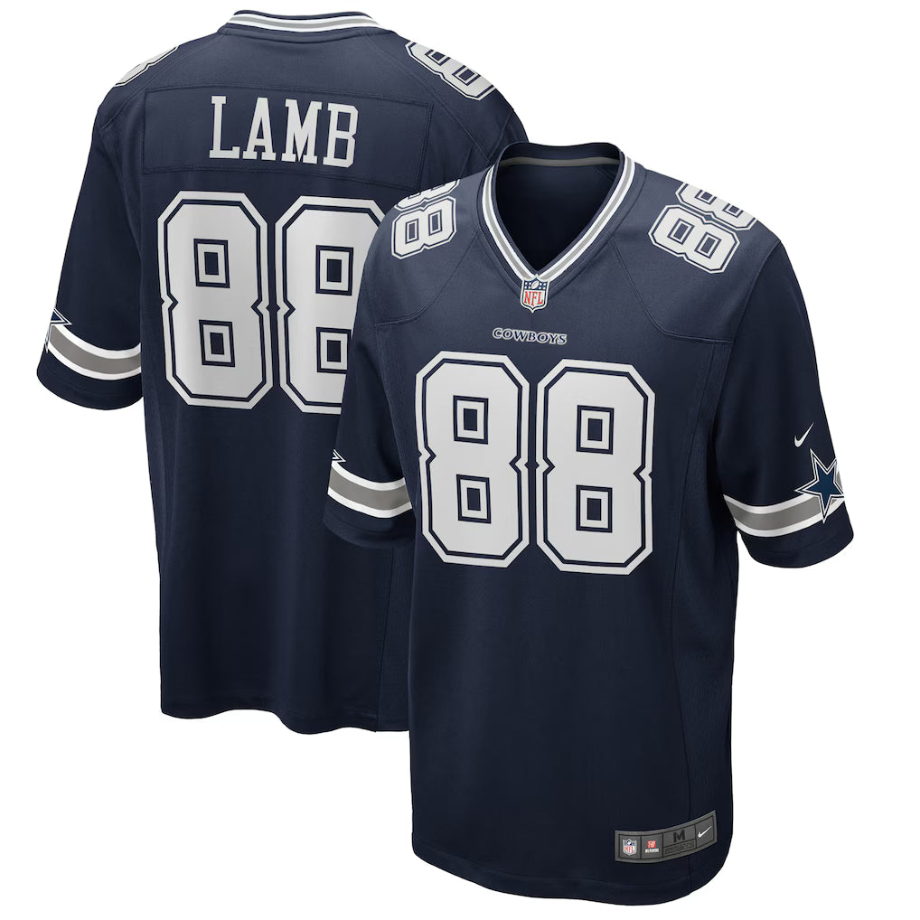(NFL) CeeDee Lamb Dallas Cowboys Game Jersey - Navy