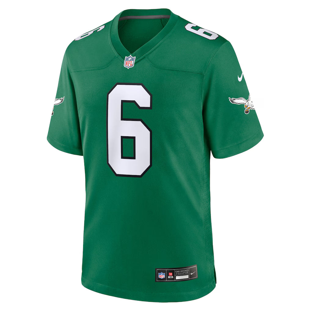 (NFL) DeVonta Smith Philadelphia Eagles Alternate Game Player Jersey - Kelly Green