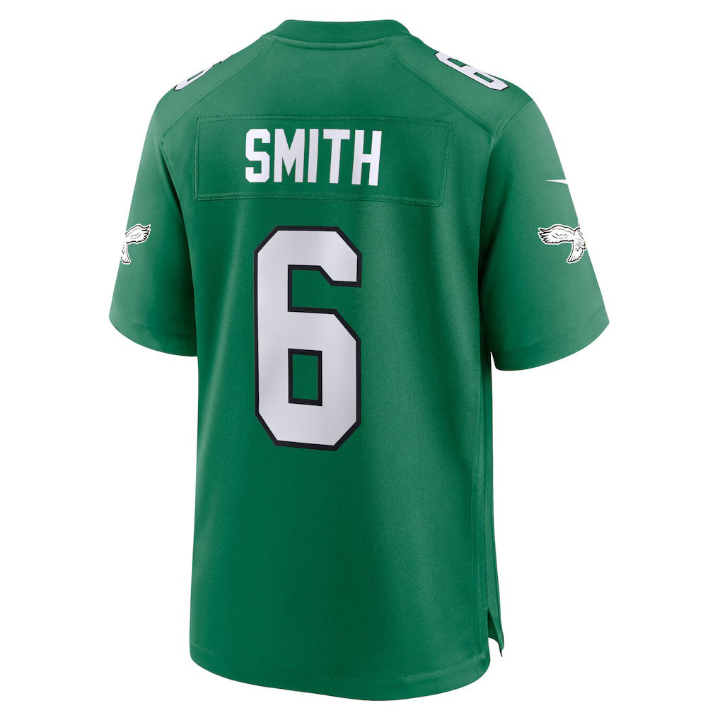 (NFL) DeVonta Smith Philadelphia Eagles Alternate Game Player Jersey - Kelly Green