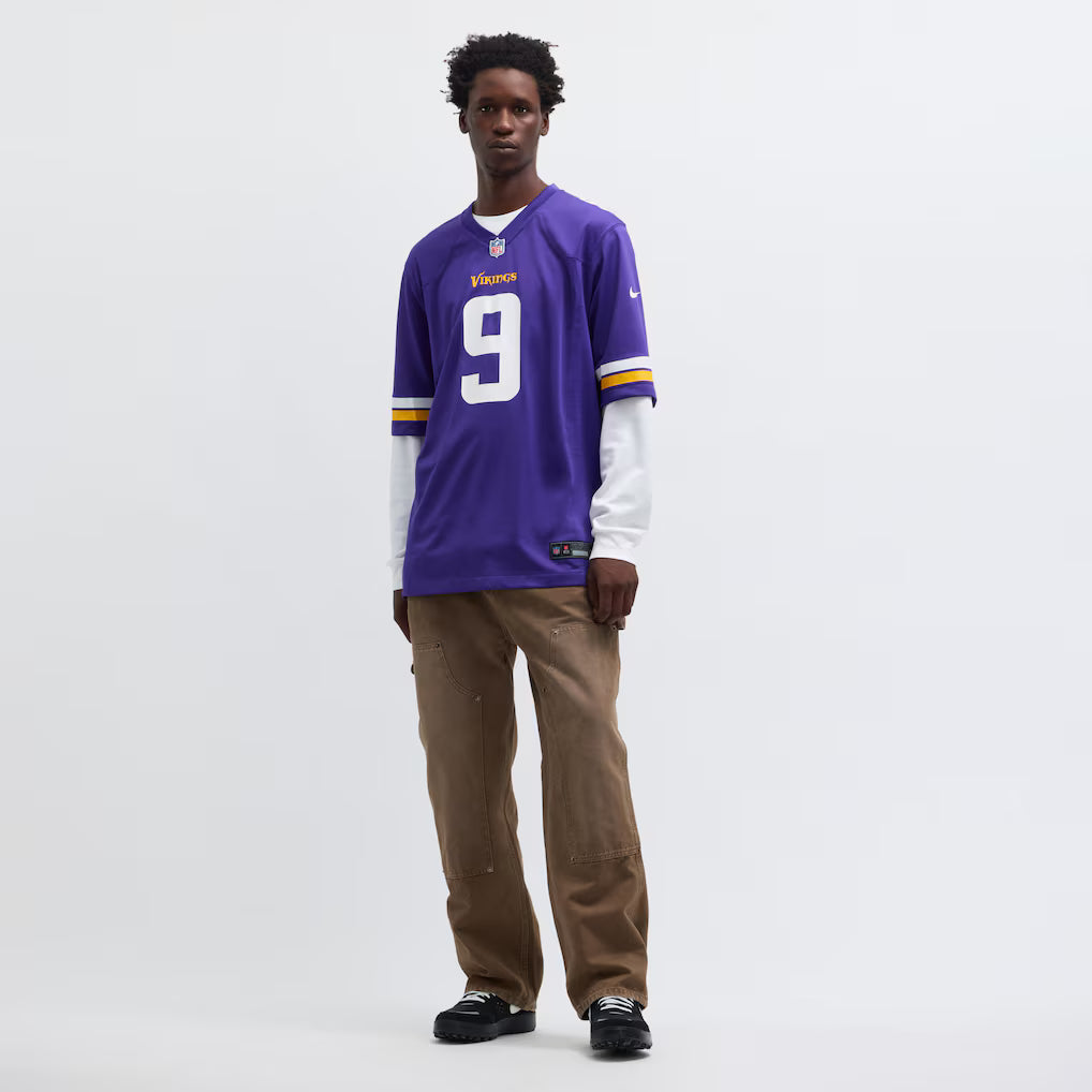 (NFL) J.J. McCarthy Minnesota Vikings Player Game Jersey - Purple