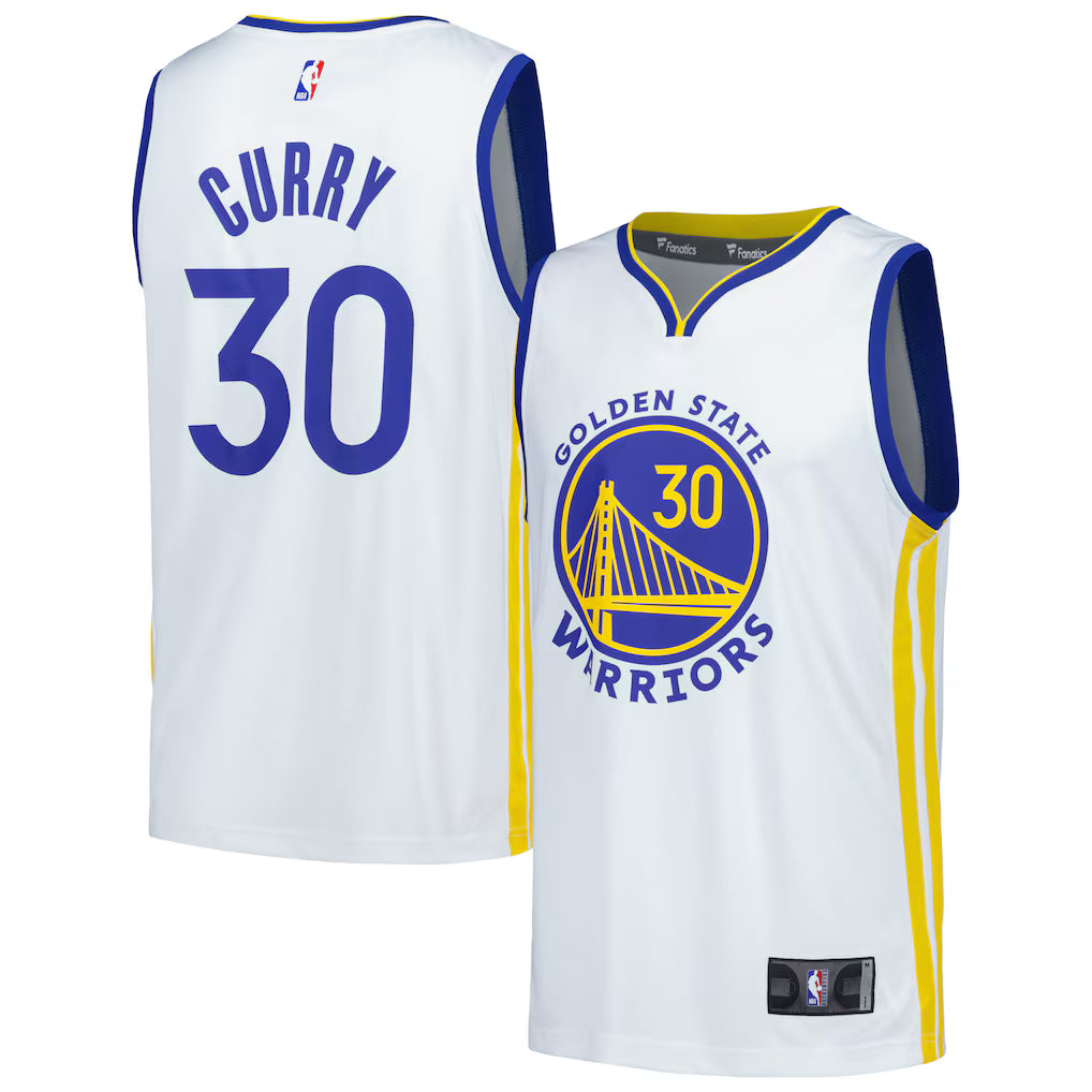 (NBA) Stephen Curry Golden State Warriors Fast Break Replica Player Jersey - Association Edition - White