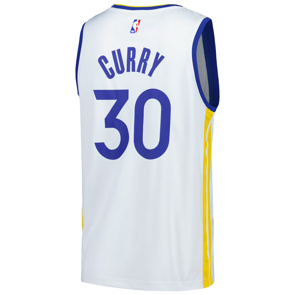 (NBA) Stephen Curry Golden State Warriors Fast Break Replica Player Jersey - Association Edition - White