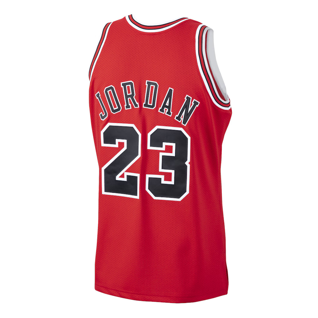 (NBA) Michael Jordan Chicago Bulls Mitchell & Ness 1997/98 Hardwood Classics Authentic Jersey - Scarlet