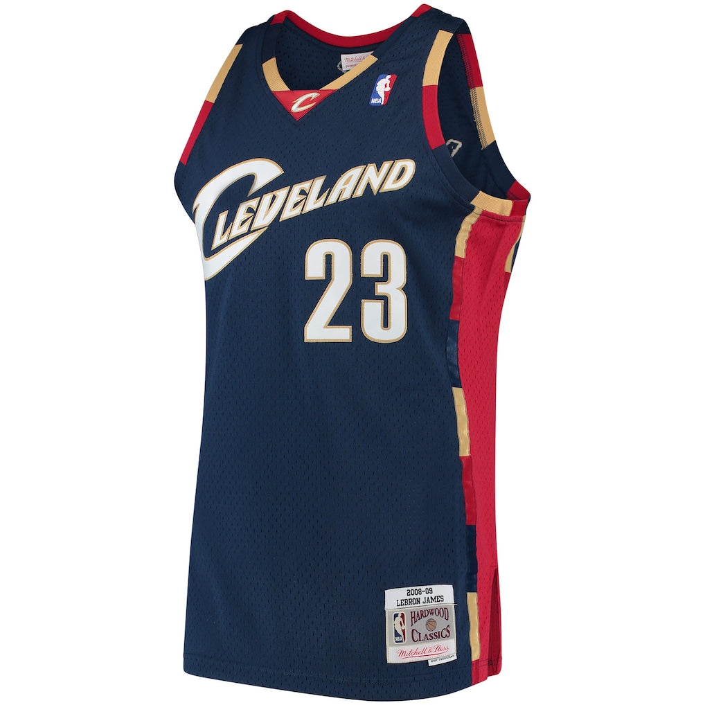 (NBA) LeBron James Cleveland Cavaliers Mitchell & Ness Hardwood Classics Swingman Jersey - Navy