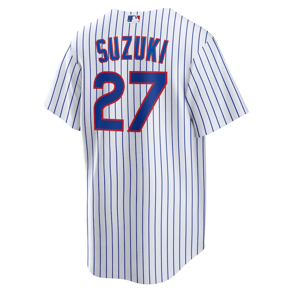 (MLB) Seiya Suzuki Chicago Cubs Home Replica Jersey - White