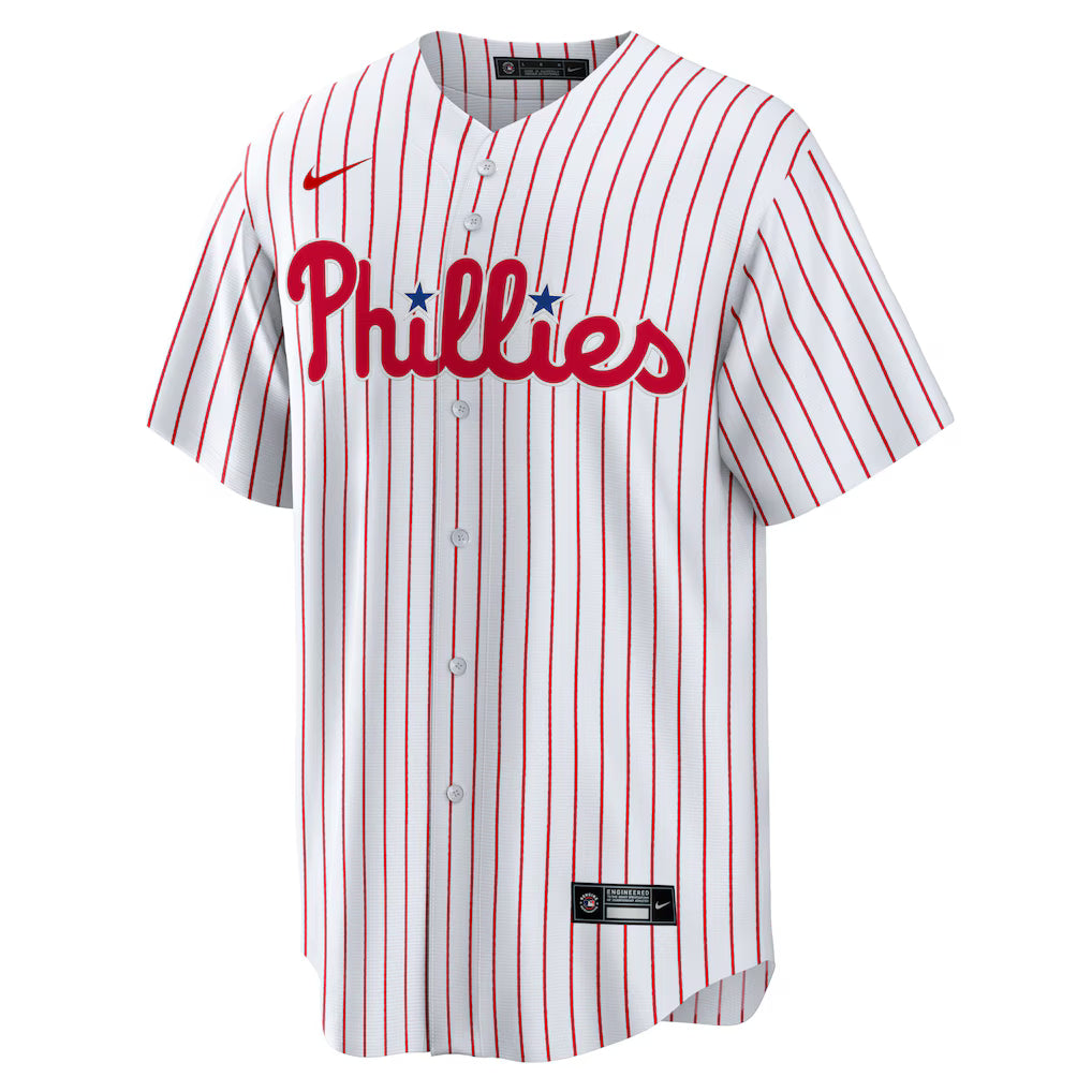 (MLB) Bryce Harper Philadelphia Phillies Home Replica Player Name Jersey - White