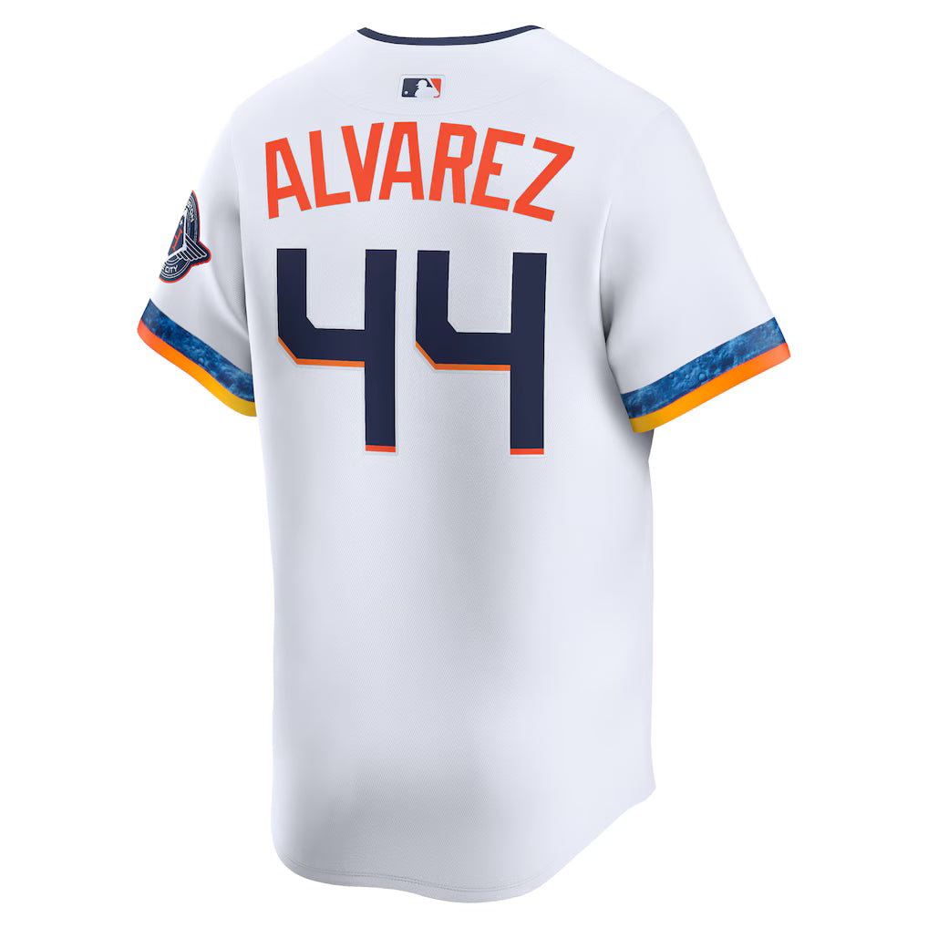 (MLB) Yordan Alvarez Houston Astros 2025 City Connect Limited Player Jersey - White