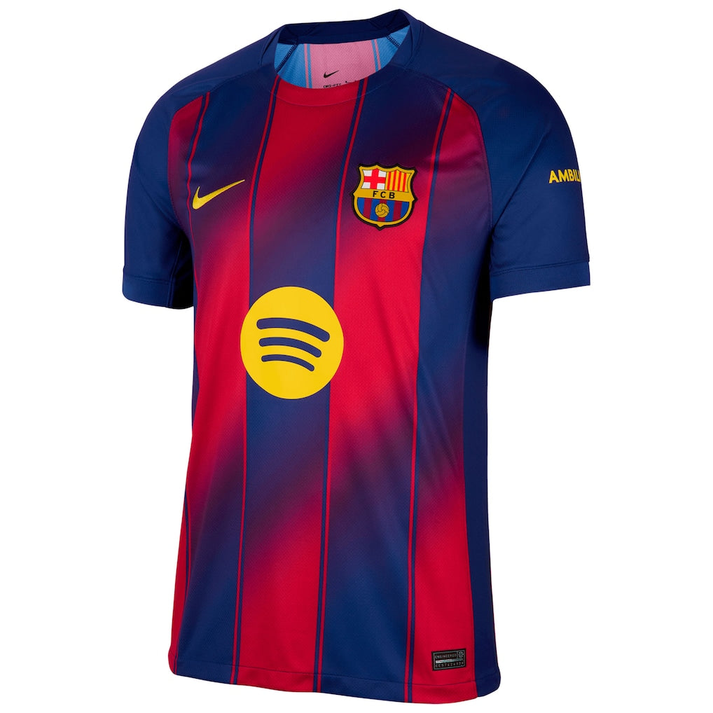 (Soccer Clubs) Barcelona 2025/26 Home Replica Jersey - Navy