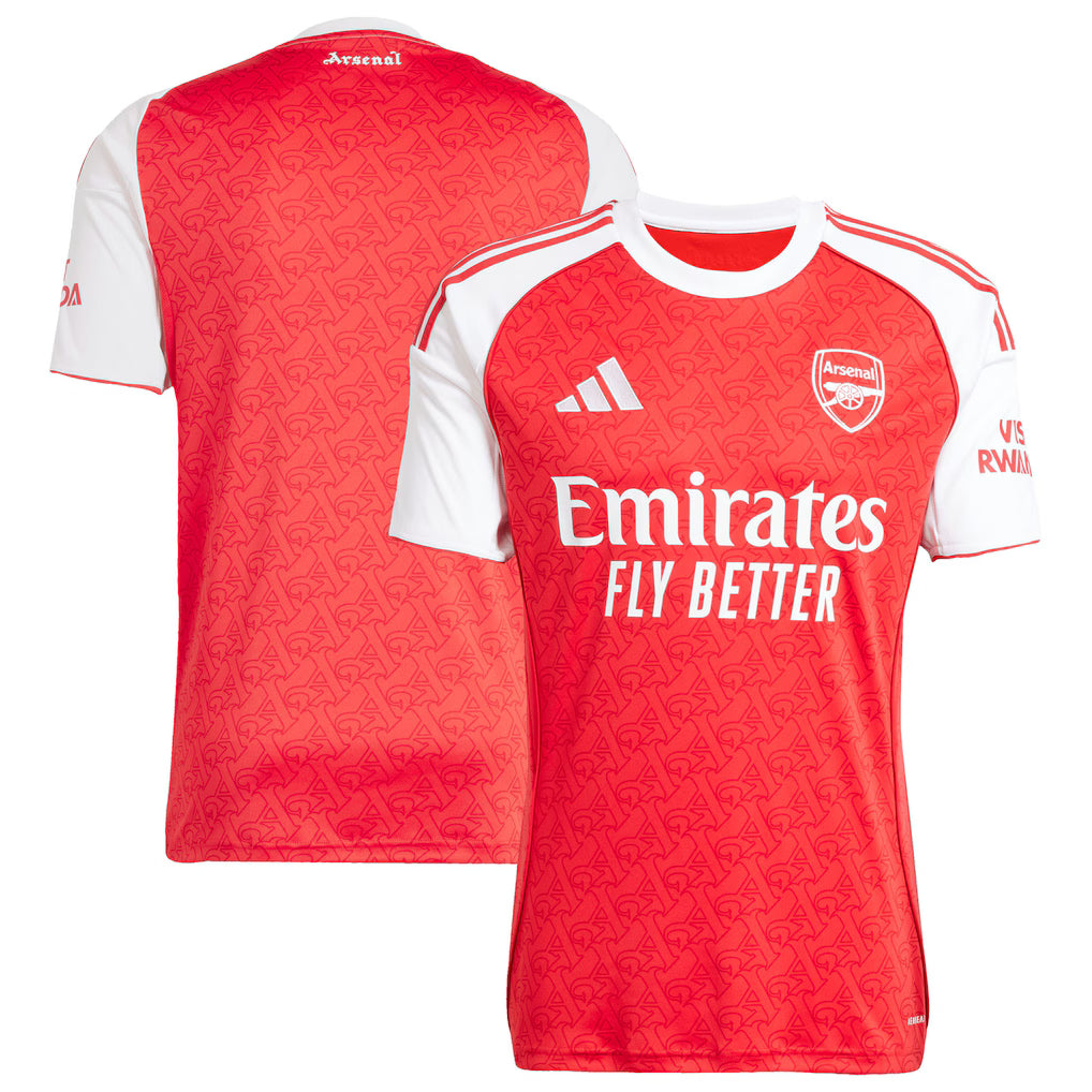 (Soccer Clubs) Arsenal 2025/26 Home Replica Jersey - Red