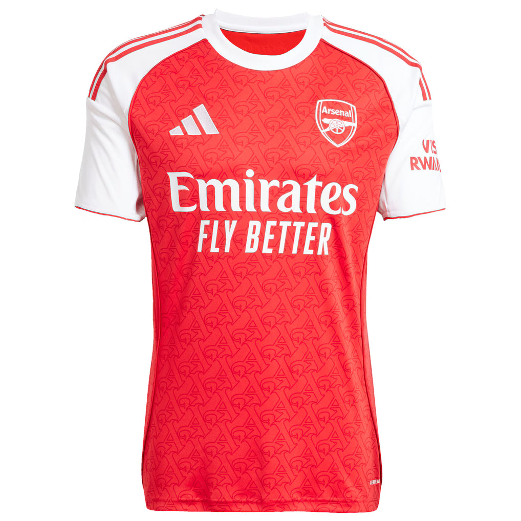 (Soccer Clubs) Arsenal 2025/26 Home Replica Jersey - Red